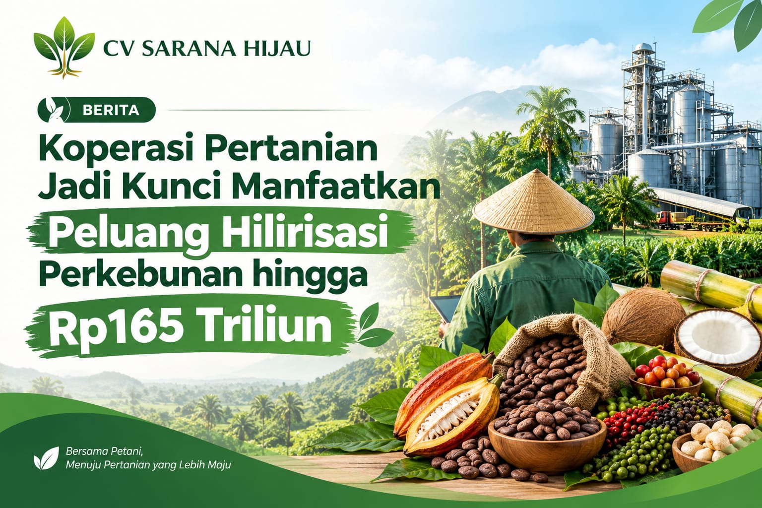 Koperasi Pertanian Jadi Kunci Manfaatkan Peluang Hilirisasi Perkebunan hingga Rp165 Triliun
