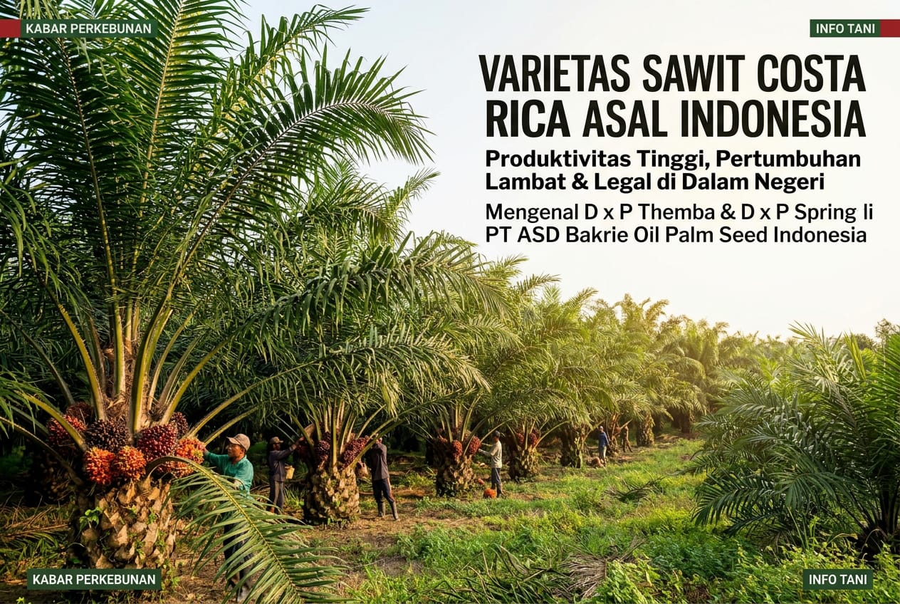Ini Dia Varietas Sawit Costa Rica Asal Indonesia